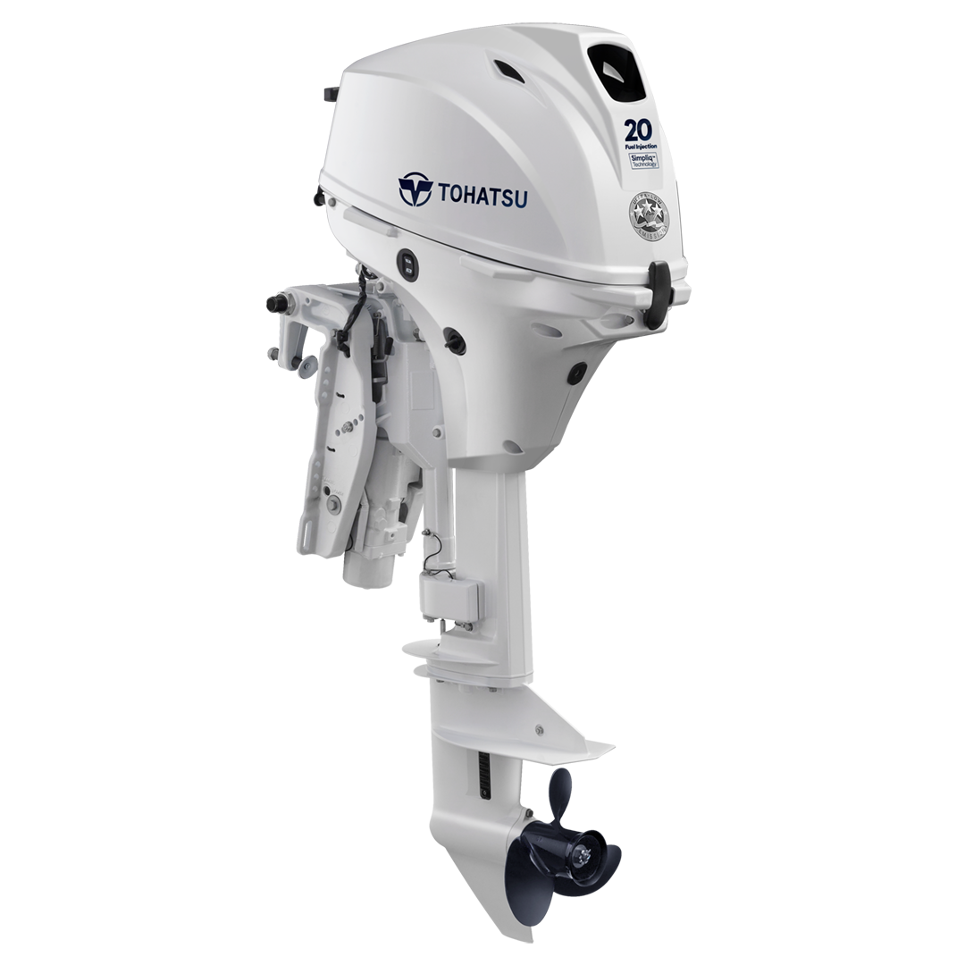 2025 Tohatsu 20 HP MFS20EWEPTL Remote Bundle