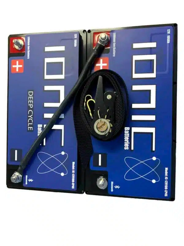 12 inch 4AWG Battery Cable - Negative