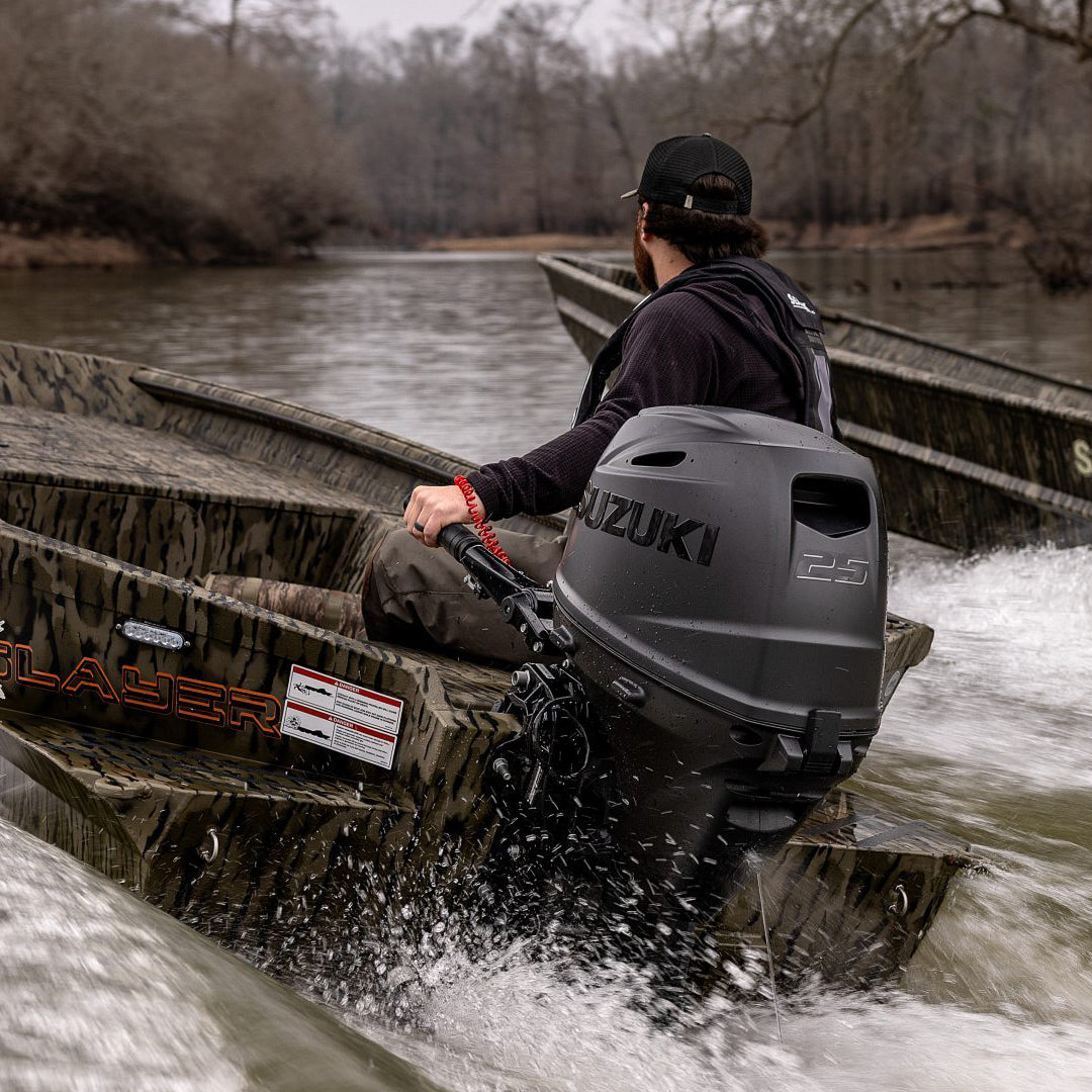 Suzuki Stealth 25 HP DF25AESSS Outboard Motor
