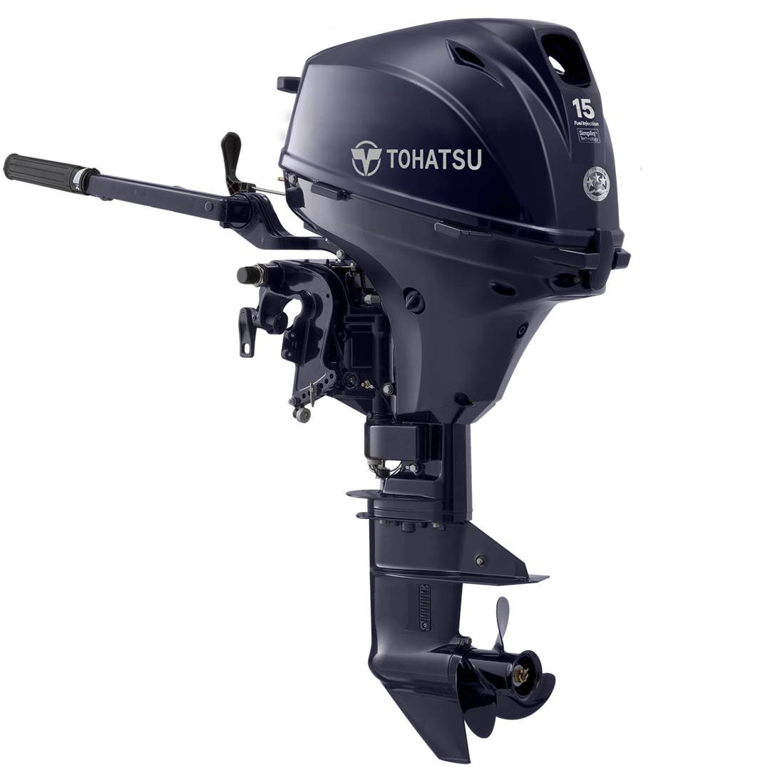 Tohatsu 15 HP MFS15EEFL Outboard Motor