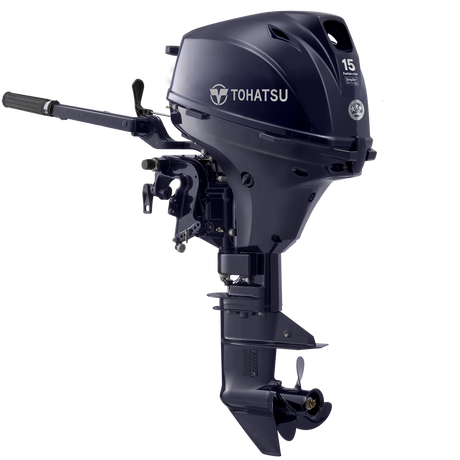 Tohatsu 15 HP MFS15EEFL Outboard Motor