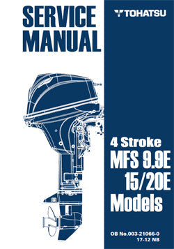 Tohatsu Service Manual MFS9.9/15/20E  Part # 003-21062-2AH1