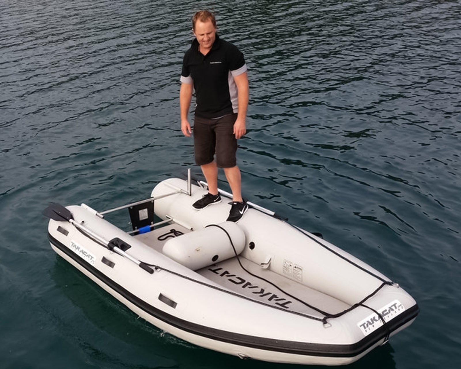Takacat 300 S Inflatable Catamaran Gray Skiff/boat