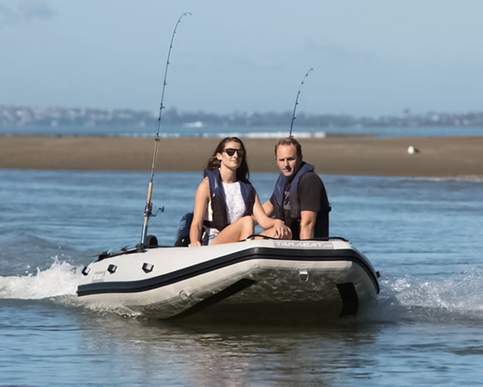 Takacat 380 S Inflatable Catamaran Gray Skiff/boat