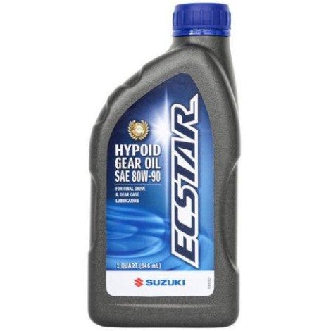 Suzuki Marine Outboard SAE 80W-90 Ecstar Hypoid Gear Oil (1-Quart)