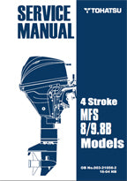 SERVICE MANUAL - TOHATSU- 8/9.8B 4STR